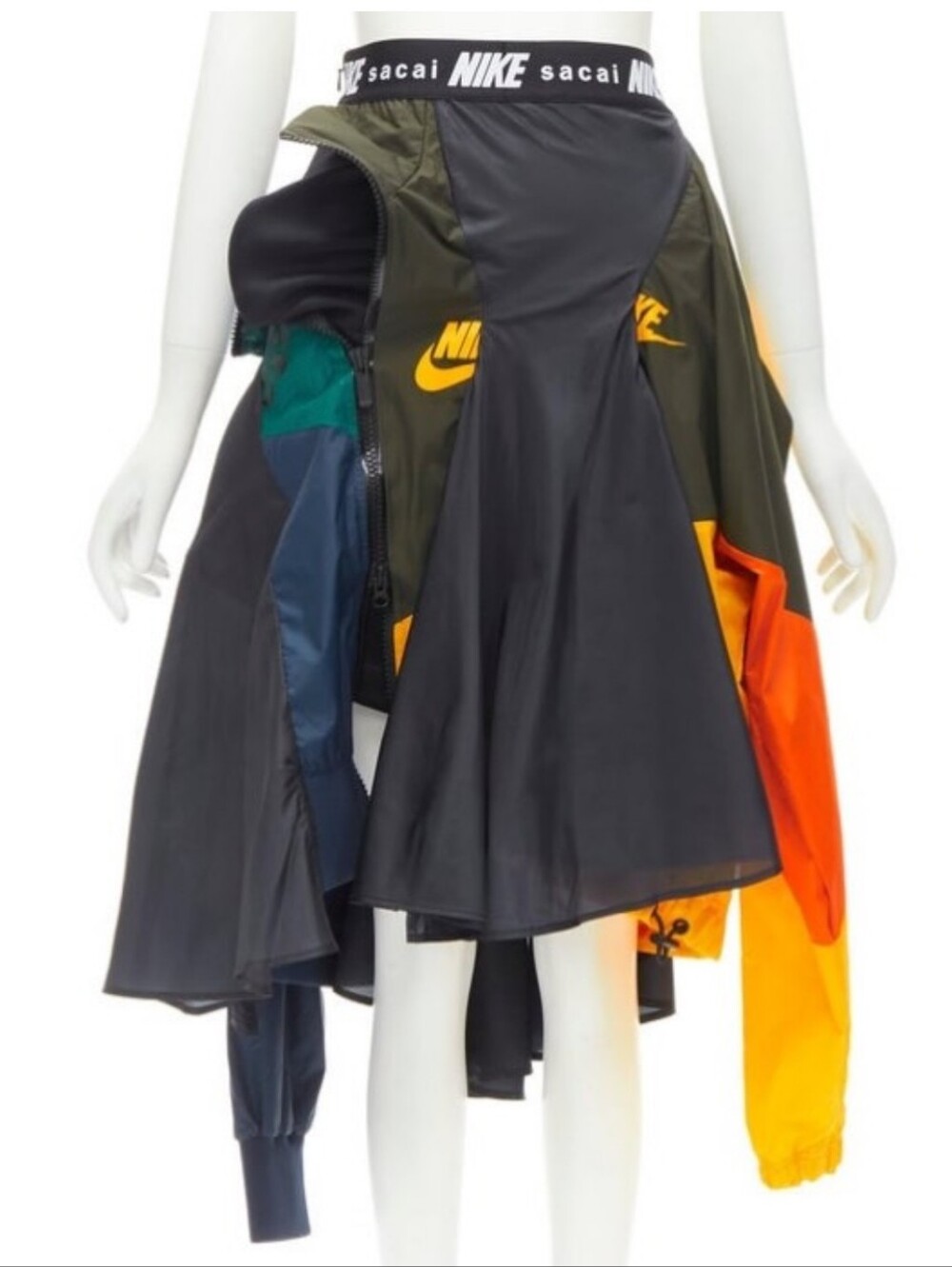 Sacai X Nike Multi-Panel Windbreaker Sz Small NWT Skirt